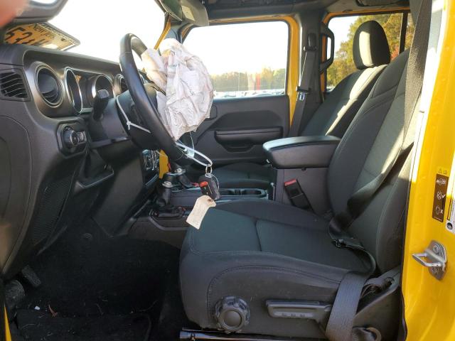 1C4HJXDG5LW334834 - 2020 JEEP WRANGLER SPORT Sarı foto 7