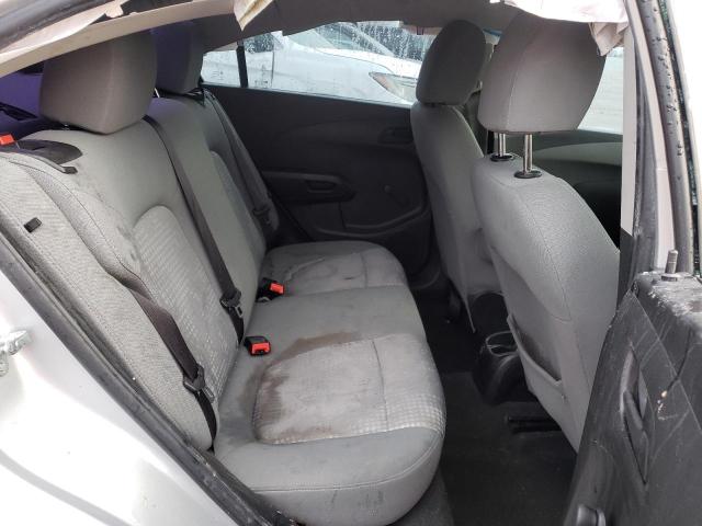 1G1JA5SH9G4170306 - 2016 CHEVROLET SONIC LS ვერცხლისფერი ფოტო 10