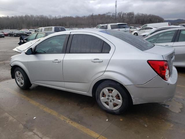 1G1JA5SH9G4170306 - 2016 CHEVROLET SONIC LS SILVER photo 2