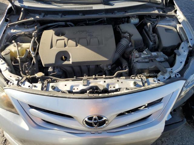 5YFBU4EE3DP094458 - 2013 TOYOTA COROLLA BASE SILVER photo 11