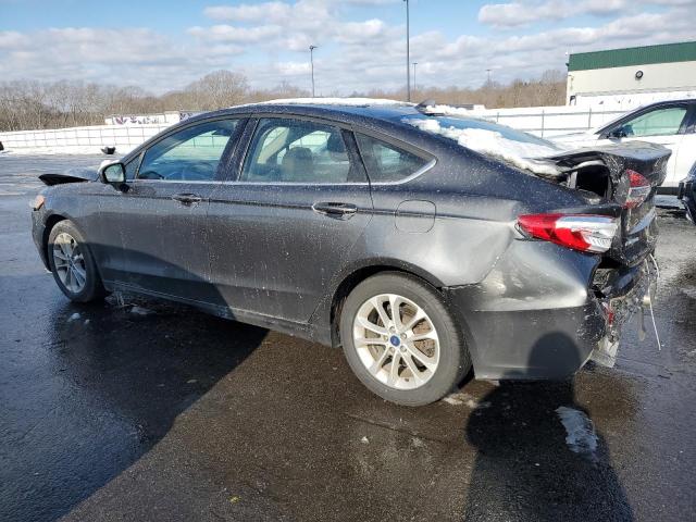 3FA6P0HD5LR191583 - 2020 FORD FUSION SE GRAY photo 2