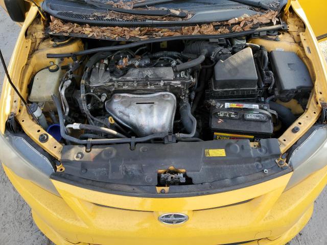 JTKJF5C70C3023976 - 2012 TOYOTA SCION TC YELLOW photo 11