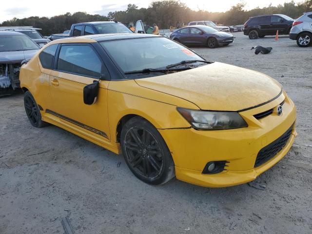 JTKJF5C70C3023976 - 2012 TOYOTA SCION TC YELLOW photo 4