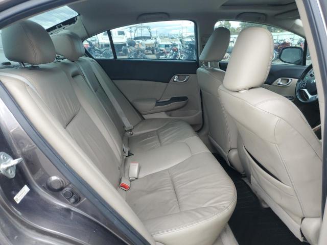 19XFB2F96CE327620 - 2012 HONDA CIVIC EXL GRAY photo 10