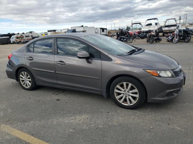 19XFB2F96CE327620 - 2012 HONDA CIVIC EXL GRAY photo 4