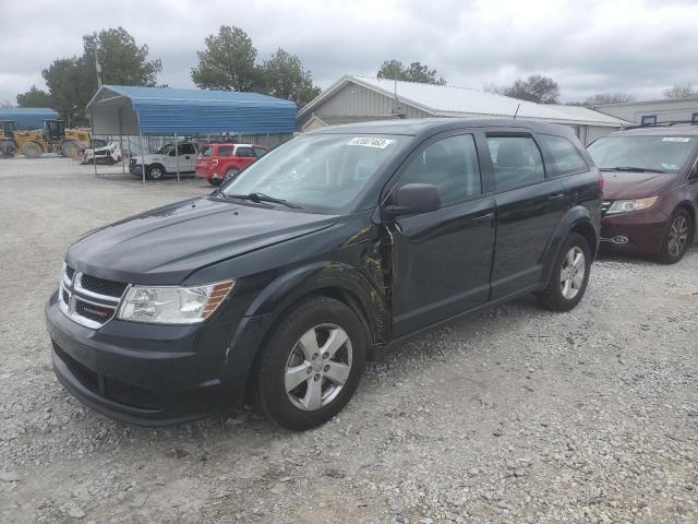 3C4PDCAB8DT631267 - 2013 DODGE JOURNEY SE BLACK photo 1