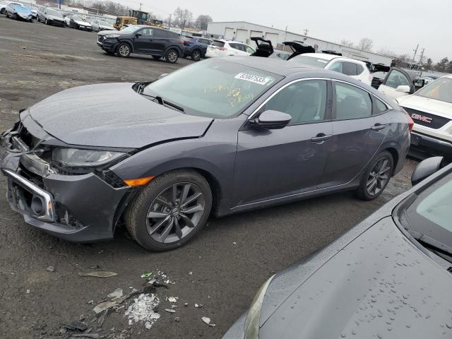 2HGFC1F38KH651885 - 2019 HONDA CIVIC EX GRAY photo 1