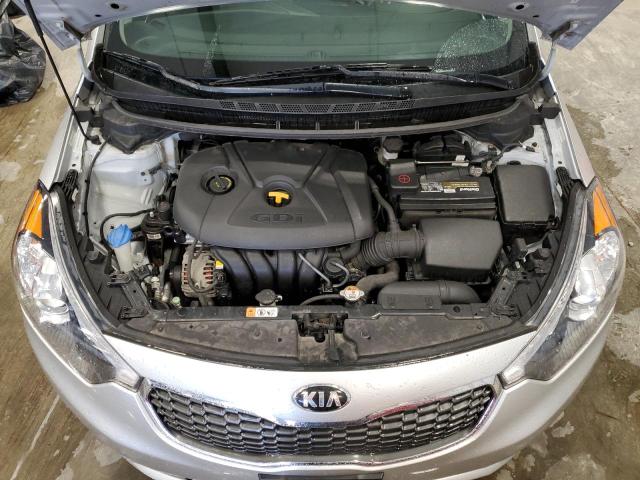 KNAFX4A87E5179467 - 2014 KIA FORTE EX SILVER photo 11