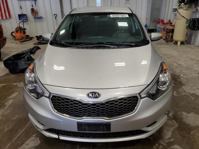 KNAFX4A87E5179467 - 2014 KIA FORTE EX SILVER photo 5