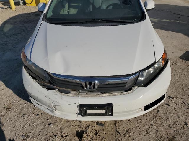 19XFB2F91CE019447 - 2012 HONDA CIVIC EXL თეთრი ფოტო 11