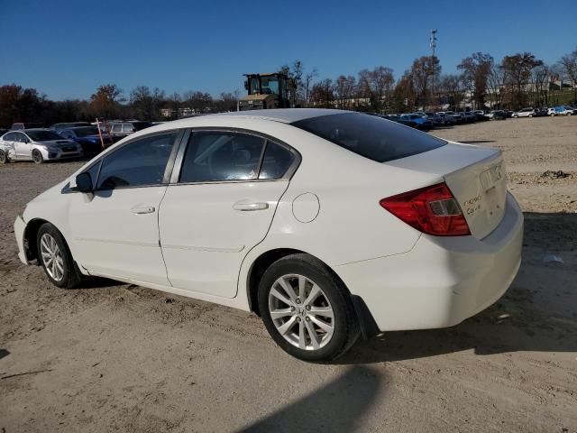 19XFB2F91CE019447 - 2012 HONDA CIVIC EXL თეთრი ფოტო 2