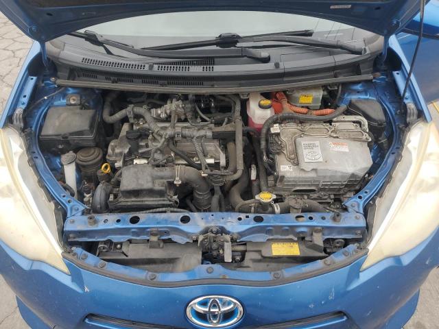JTDKDTB31D1052016 - 2013 TOYOTA PRIUS C Mavi fotoğraf 11