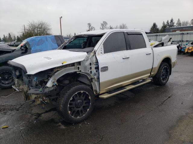 1C6RD7PT7CS104926 - 2012 DODGE RAM 1500 LONGHORN WHITE photo 1