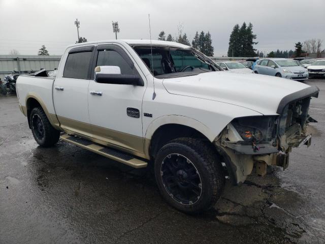 1C6RD7PT7CS104926 - 2012 DODGE RAM 1500 LONGHORN WHITE photo 4