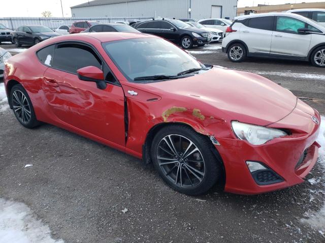 JF1ZNAA13D2721371 - 2013 TOYOTA SCION FR-S RED photo 4