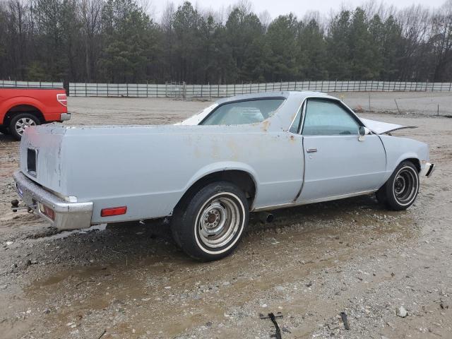 3GCCW80H3FS916138 - 1985 CHEVROLET EL CAMINO GRAY photo 3