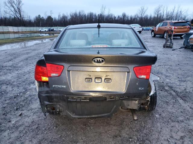 KNAFU4A24A5255841 - 2010 KIA FORTE EX GRAY photo 6