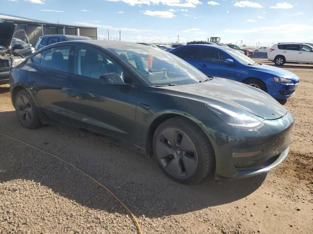 5YJ3E1EB7NF133457 - 2022 TESLA MODEL 3 Жасыл фото 4