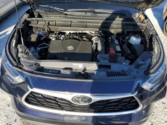 5TDHZRBH7LS507382 - 2020 TOYOTA HIGHLANDER XLE BLUE photo 11