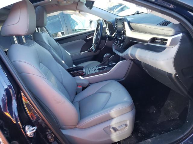 5TDHZRBH7LS507382 - 2020 TOYOTA HIGHLANDER XLE BLUE photo 7