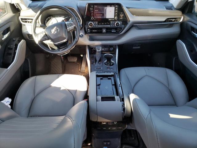 5TDHZRBH7LS507382 - 2020 TOYOTA HIGHLANDER XLE BLUE photo 8