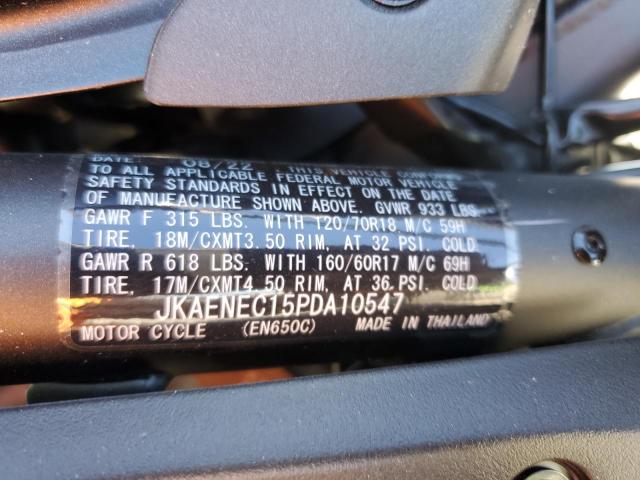 JKAENEC15PDA10547 - 2023 KAWASAKI EN650 C BLACK photo 10