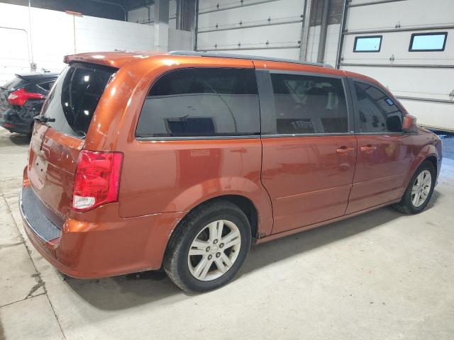 2C4RDGCG4CR265284 - 2012 DODGE GRAND CARA SXT ORANGE photo 3