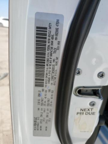 1C6RR6TT3KS689181 - 2019 RAM 1500 CLASS SLT თეთრი ფოტო 12