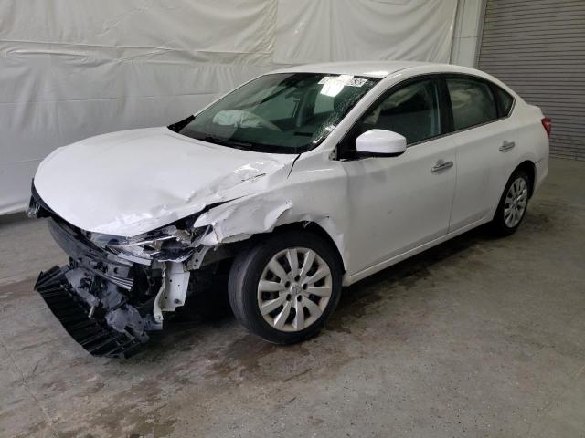 3N1AB7AP3JY289517 - 2018 NISSAN SENTRA S WHITE photo 1