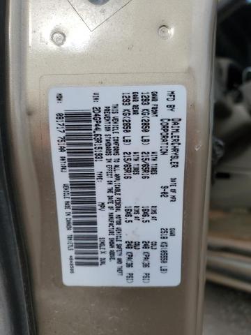 2D4GP44L63R151931 - 2003 DODGE GRAND CARA SPORT GOLD photo 14