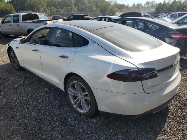 5YJSA1DPXDFP17466 - 2013 TESLA MODEL S Biały zdjęcie 2