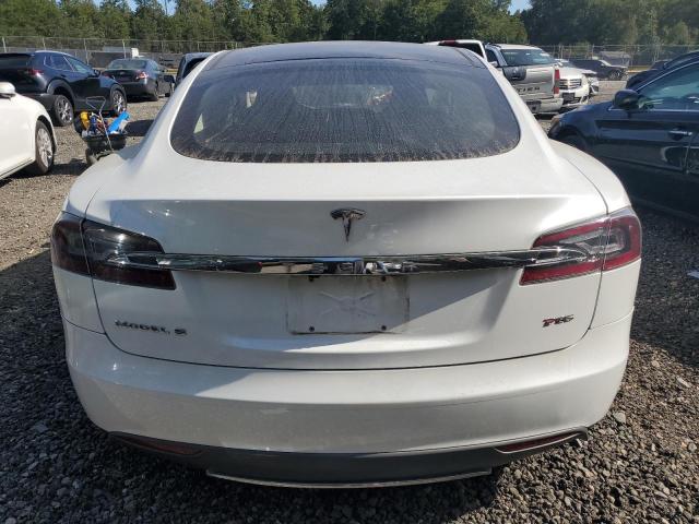 5YJSA1DPXDFP17466 - 2013 TESLA MODEL S Biały zdjęcie 6