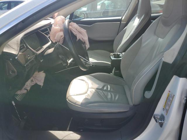 5YJSA1DPXDFP17466 - 2013 TESLA MODEL S Biały zdjęcie 7