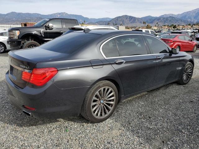 WBAKB8C52BCY65463 - 2011 BMW 750 LI BLACK photo 3