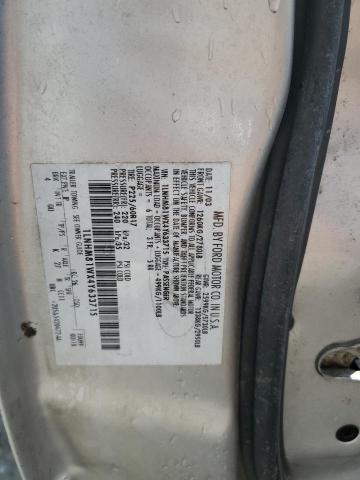 1LNHM81WX4Y633715 - 2004 LINCOLN TOWN CAR EXECUTIVE Silber Foto 12