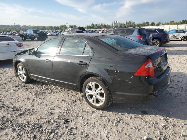 3FAHP0HA3CR420633 - 2012 FORD FUSION SE BLACK photo 2