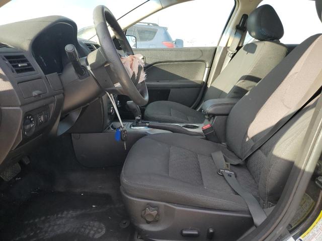 3FAHP0HA3CR420633 - 2012 FORD FUSION SE BLACK photo 7