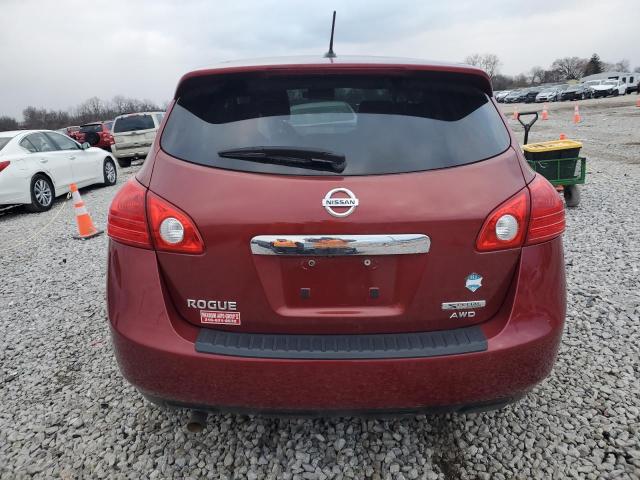 JN8AS5MV7DW630235 - 2013 NISSAN ROGUE S წითელი ფოტო 6