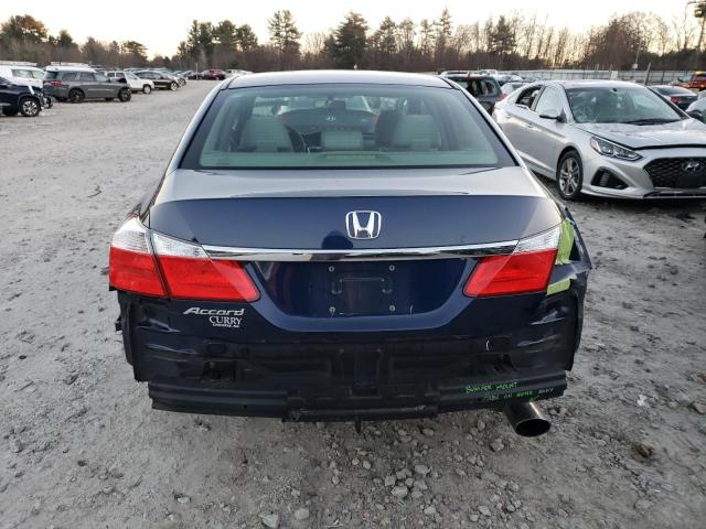 1HGCR2F31EA226860 - 2014 HONDA ACCORD LX BLUE photo 6