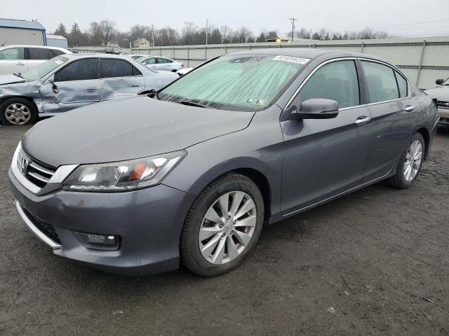 1HGCR3F83FA036268 - 2015 HONDA ACCORD EXL GRAY photo 1