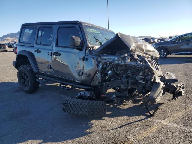 1C4HJXDN8PW509467 - 2023 JEEP WRANGLER SPORT 灰色 照片 4