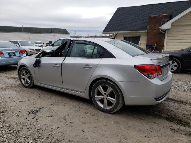 1G1PE5SB1E7484991 - 2014 CHEVROLET CRUZE LT SILVER photo 2