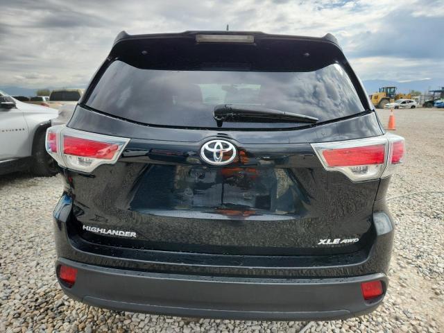 5TDJKRFH4FS179794 - 2015 TOYOTA HIGHLANDER XLE BLACK photo 6