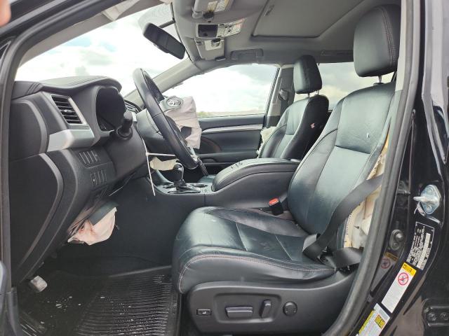 5TDJKRFH4FS179794 - 2015 TOYOTA HIGHLANDER XLE BLACK photo 7