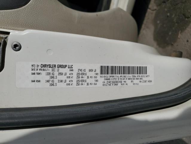 2C4RC1BG6DR657458 - 2013 CHRYSLER TOWN & COU TOURING 白色 照片 13