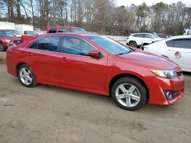 4T1BF1FK0EU795925 - 2014 TOYOTA CAMRY L RED photo 4