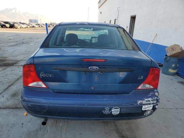 1FAFP33P1YW376916 - 2000 FORD FOCUS LX BLUE photo 6