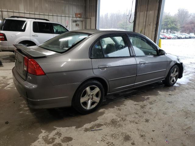 2HGES26794H504436 - 2004 HONDA CIVIC EX GRAY photo 3