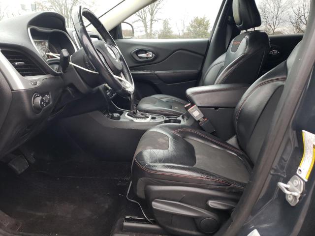 1C4PJMBS2HW501188 - 2017 JEEP CHEROKEE TRAILHAWK ნაცრისფერი ფოტო 7