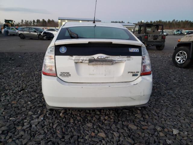 JTDKB20U197857109 - 2009 TOYOTA PRIUS WHITE photo 6